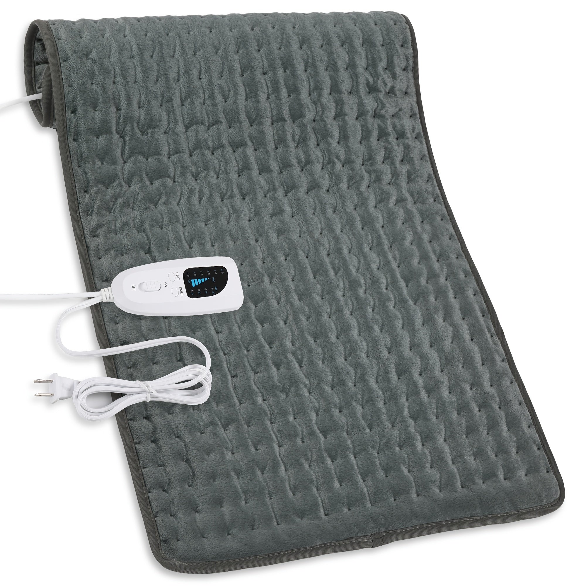 XXXL Extra Large Heating Pad, Size 40in×20in, 33in×17in, 24in×12in, 6 Temperature Levels And 4 Time Settings, Portable, Back, Neck, Shoulders And Legs Heating, Machine Washable, Perfect Holiday Gift for Men, Women, Parents, Christmas Gift