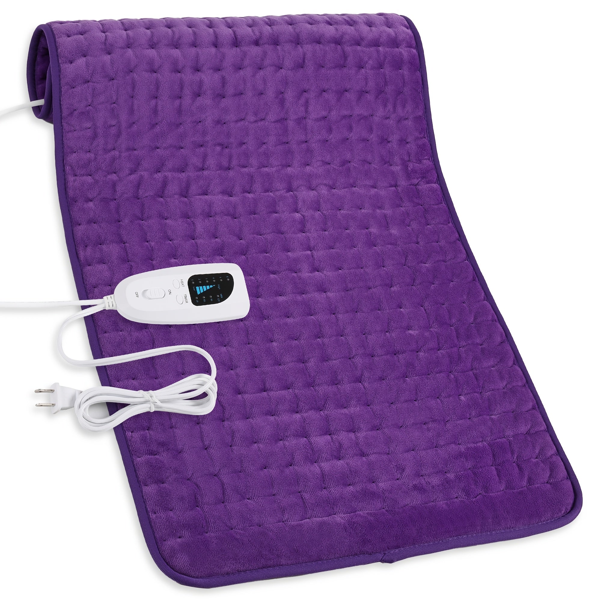XXXL Extra Large Heating Pad, Size 40in×20in, 33in×17in, 24in×12in, 6 Temperature Levels And 4 Time Settings, Portable, Back, Neck, Shoulders And Legs Heating, Machine Washable, Perfect Holiday Gift for Men, Women, Parents, Christmas Gift