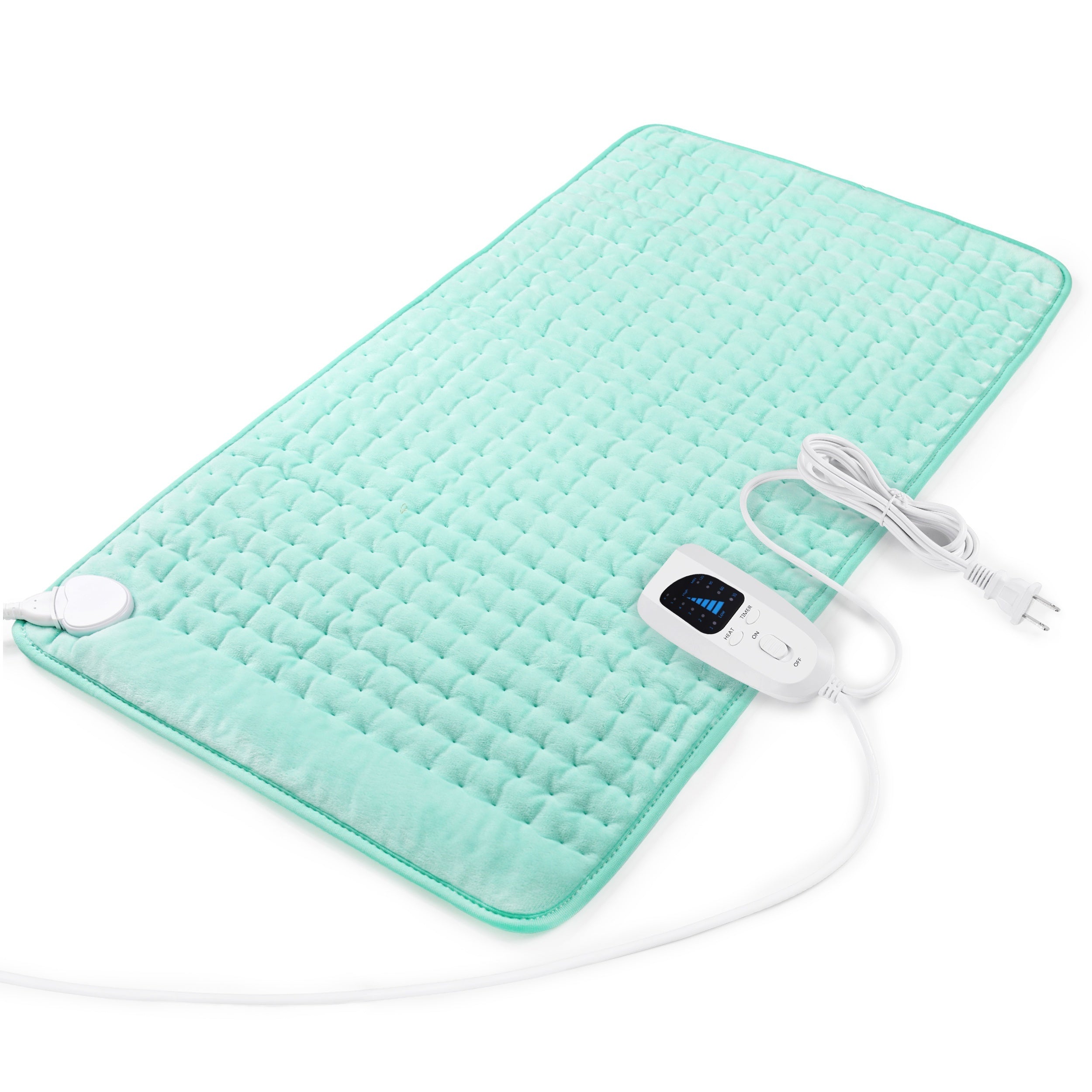 Extra Large Soft Velvet Heating Pad with 6-Speed Temperature & Timer Control - Portable Comfort for Neck, Back, Shoulders, Knees, and Legs - Purple, Perfect Gift for Birthdays and Holidays, Therapeutic Heating Pad | Plush Surface Pad | Nonskinfriendly