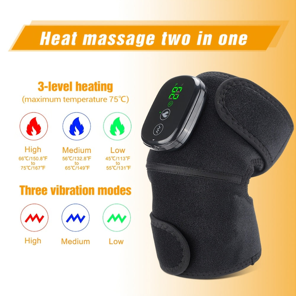 Portable USB Charged Heating Waist Massage, Cordless Heating Pad Back Massager, Built-in 5000mAh Battery Waist Support, Back Support for Lumbar Support, Use Continuously 3 Hours Lower Back Belts, Mother's Day Gifts for Mom.