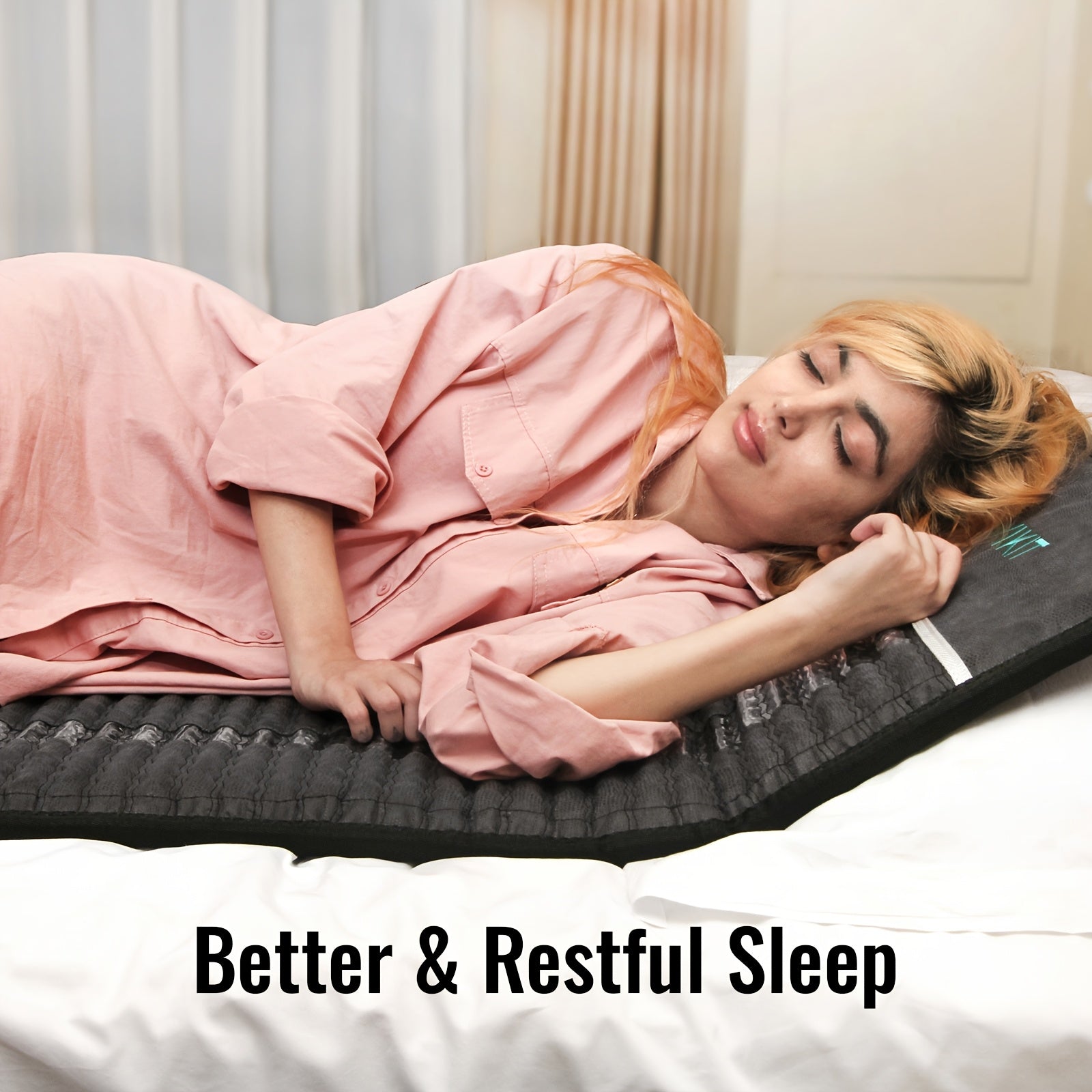 IReviKit TowerMat Midsize (59"L X 24"W) - Far Infrared Heating Pad, Amethyst Mat, Full Body Electric Heating Pad, Acupuncture Mat With Adjustable Heat Settings, Crystal Heating Pad, Negative Ions, Overheat Protection, 1-12 Hour Timer, Auto Shut-Off