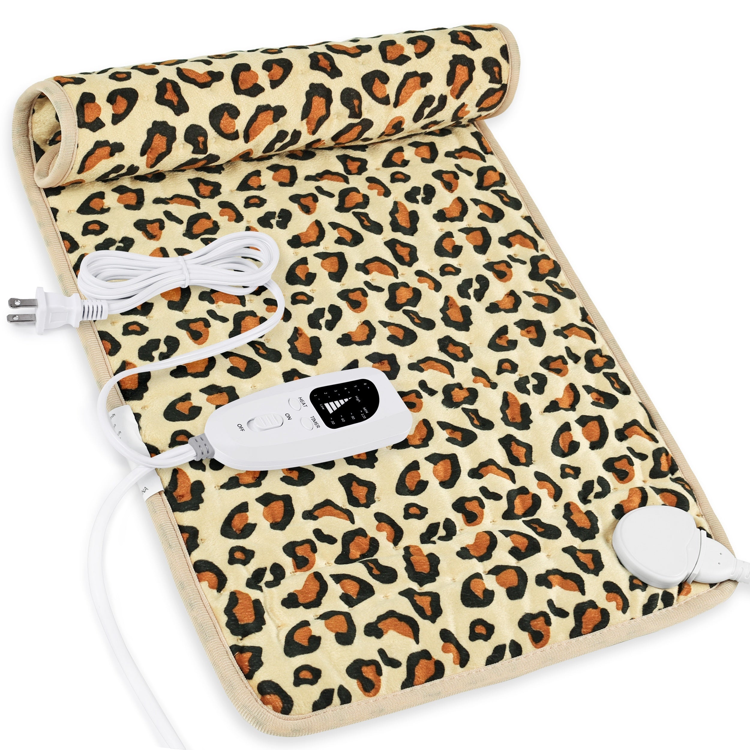 Extra Large Soft Velvet Heating Pad with 6-Speed Temperature & Timer Control - Portable Comfort for Neck, Back, Shoulders, Knees, and Legs - Purple, Perfect Gift for Birthdays and Holidays, Therapeutic Heating Pad | Plush Surface Pad | Nonskinfriendly