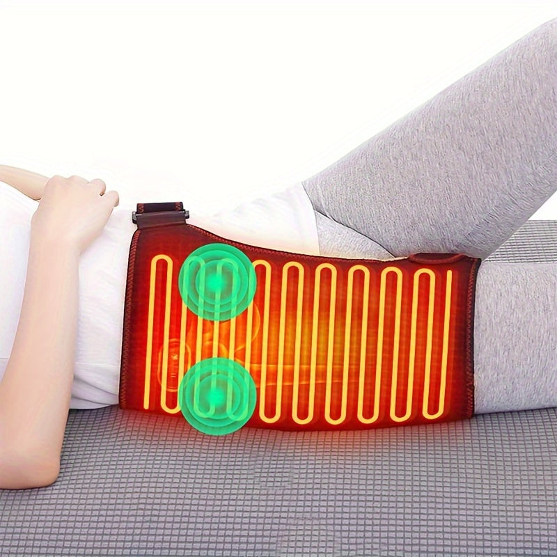 USB-Powered Thigh Heating Pad, 3-Speed Temperature Control, Wireless, Unscented, Ideal Gift for Men and Women 1pc (Non Rechargeable with No Built-in Battery), Thigh Warmer, Home, Adjustable Control, Lightweight Pad, Nontoxic Material, Easy to Clean,