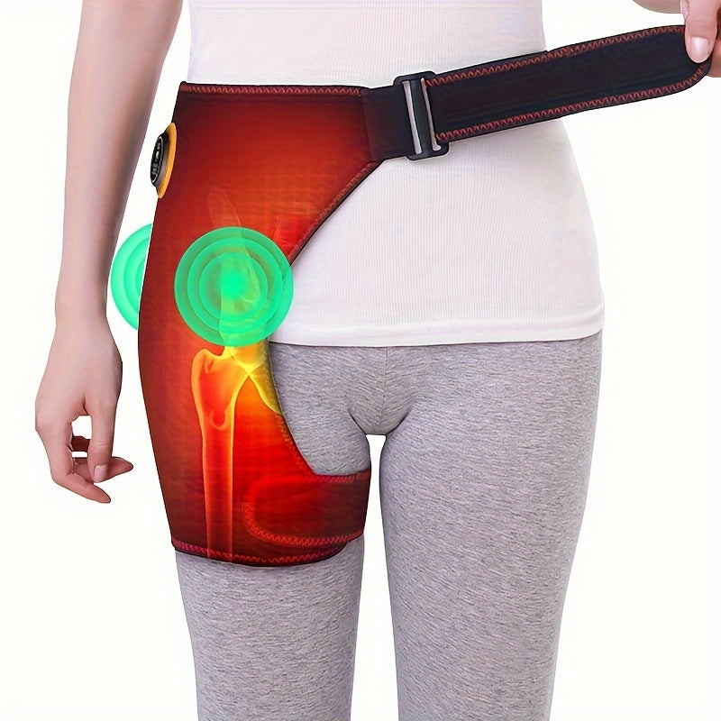 USB-Powered Thigh Heating Pad, 3-Speed Temperature Control, Wireless, Unscented, Ideal Gift for Men and Women 1pc (Non Rechargeable with No Built-in Battery), Thigh Warmer, Home, Adjustable Control, Lightweight Pad, Nontoxic Material, Easy to Clean,
