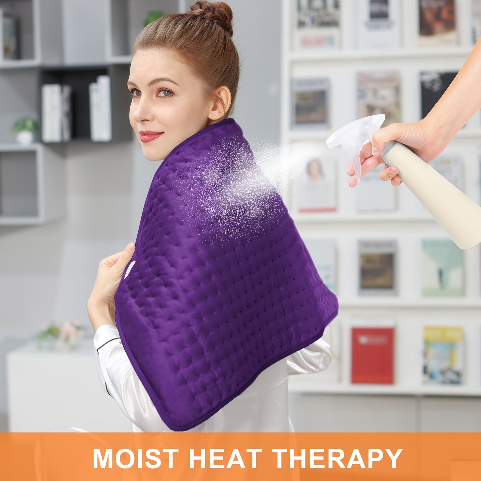 XXXL Extra Large Heating Pad, Size 40in×20in, 33in×17in, 24in×12in, 6 Temperature Levels And 4 Time Settings, Portable, Back, Neck, Shoulders And Legs Heating, Machine Washable, Perfect Holiday Gift for Men, Women, Parents, Christmas Gift