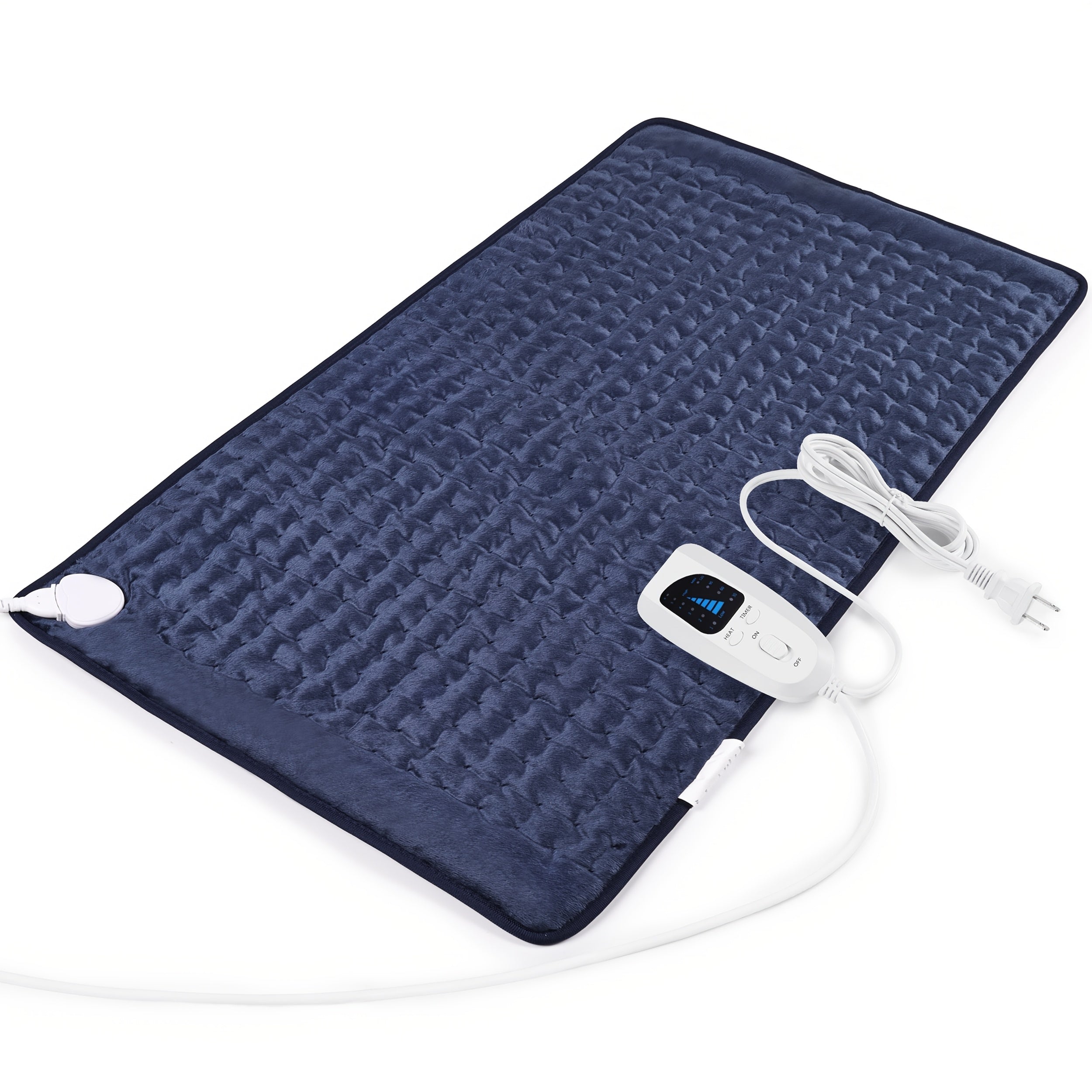 Extra Large Soft Velvet Heating Pad with 6-Speed Temperature & Timer Control - Portable Comfort for Neck, Back, Shoulders, Knees, and Legs - Purple, Perfect Gift for Birthdays and Holidays, Therapeutic Heating Pad | Plush Surface Pad | Nonskinfriendly