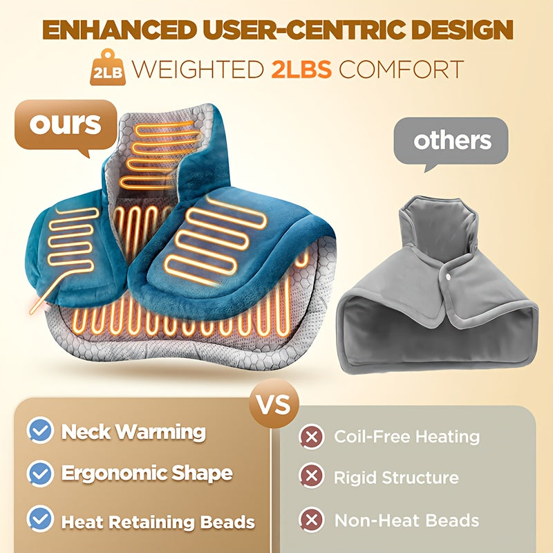 Graphene Heating Pad for Neck, Shoulders, Back, Legs, Arms - Extra Large 22x18 Inches, Fast Heating Pad with 6 Heat Settings (Up to 150°F), Auto Shut-Off, Weighted Electric Pad with Soft Plush Fabric - Ideal Gift for Women, Men, Mom, Dad - Birthday,